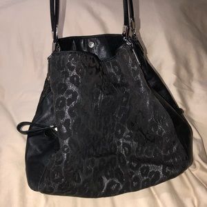 Coach leopard purse